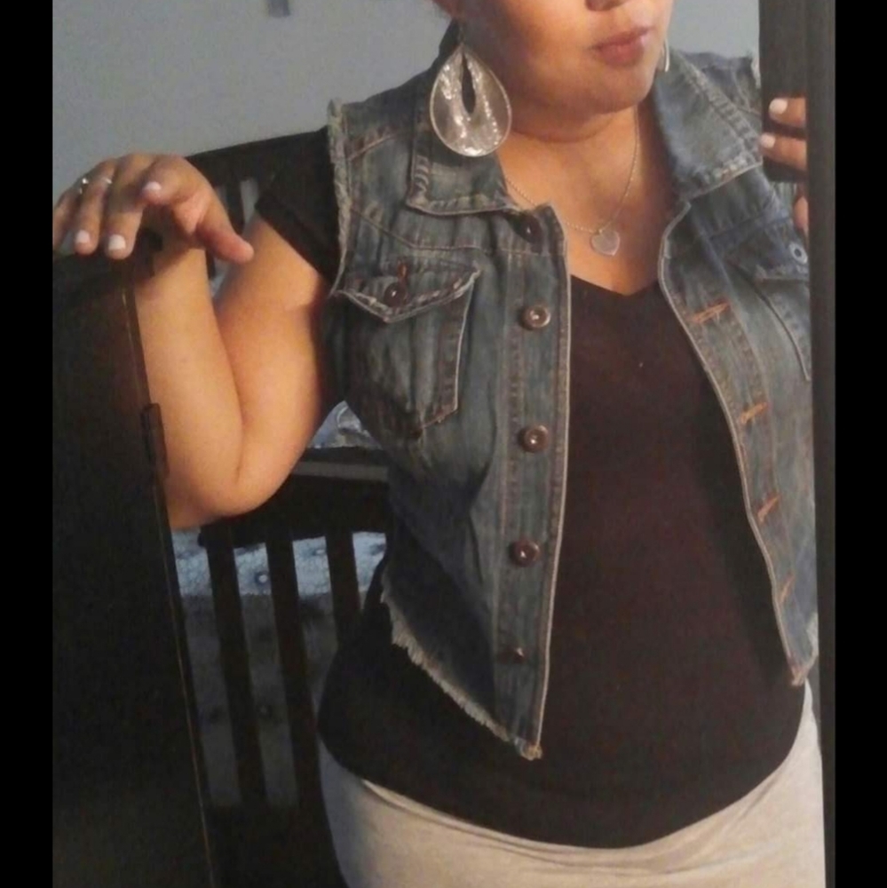 Short Jean Vest